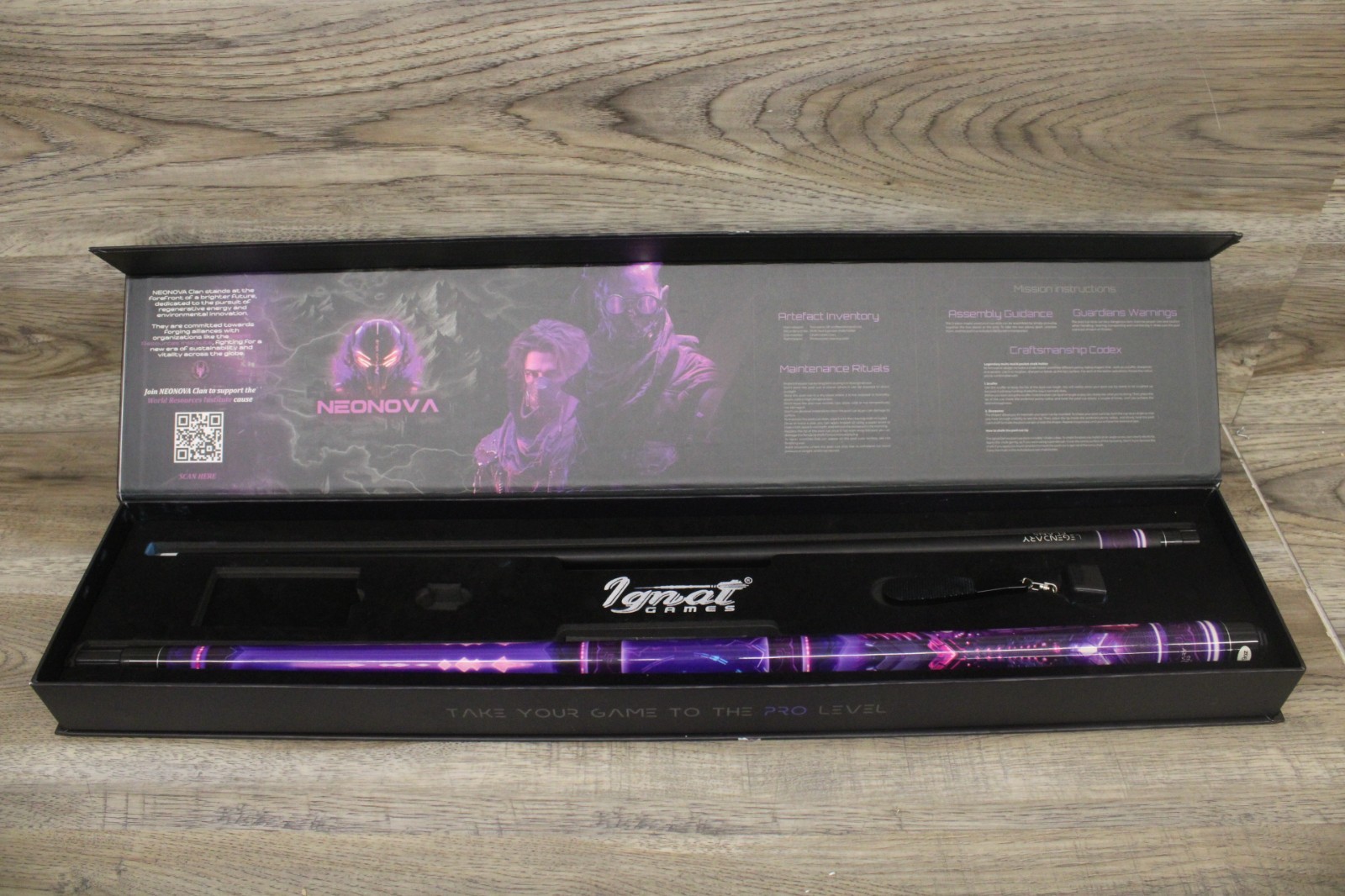 Ignat Games Nenova Premium Pool Cue Stick 58" 2-Piece, 19oz Canadian Maple Cue