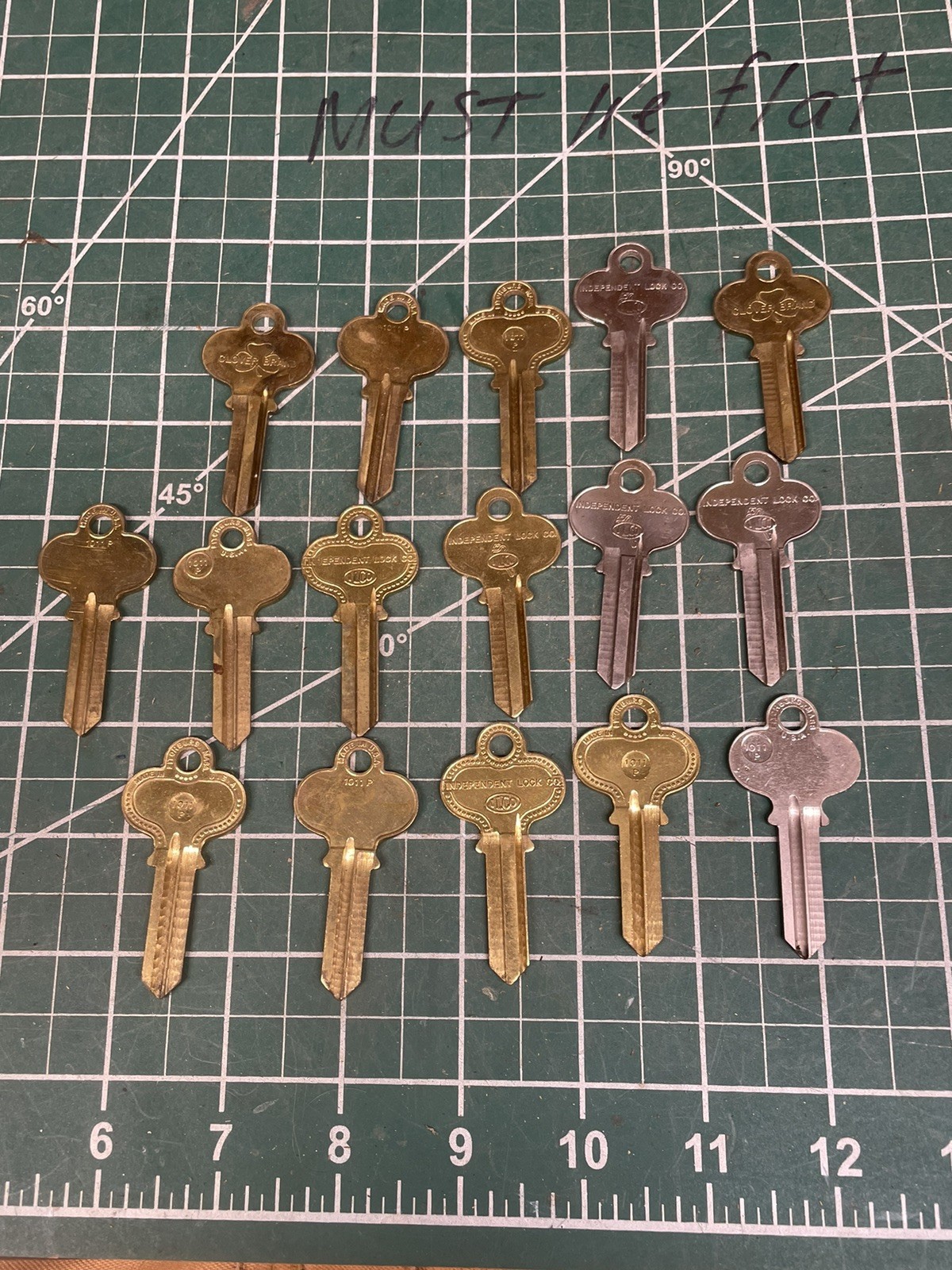 16 1011p Ilco For Segal Key Blanks Brass Uncut Locksmith Handyman
