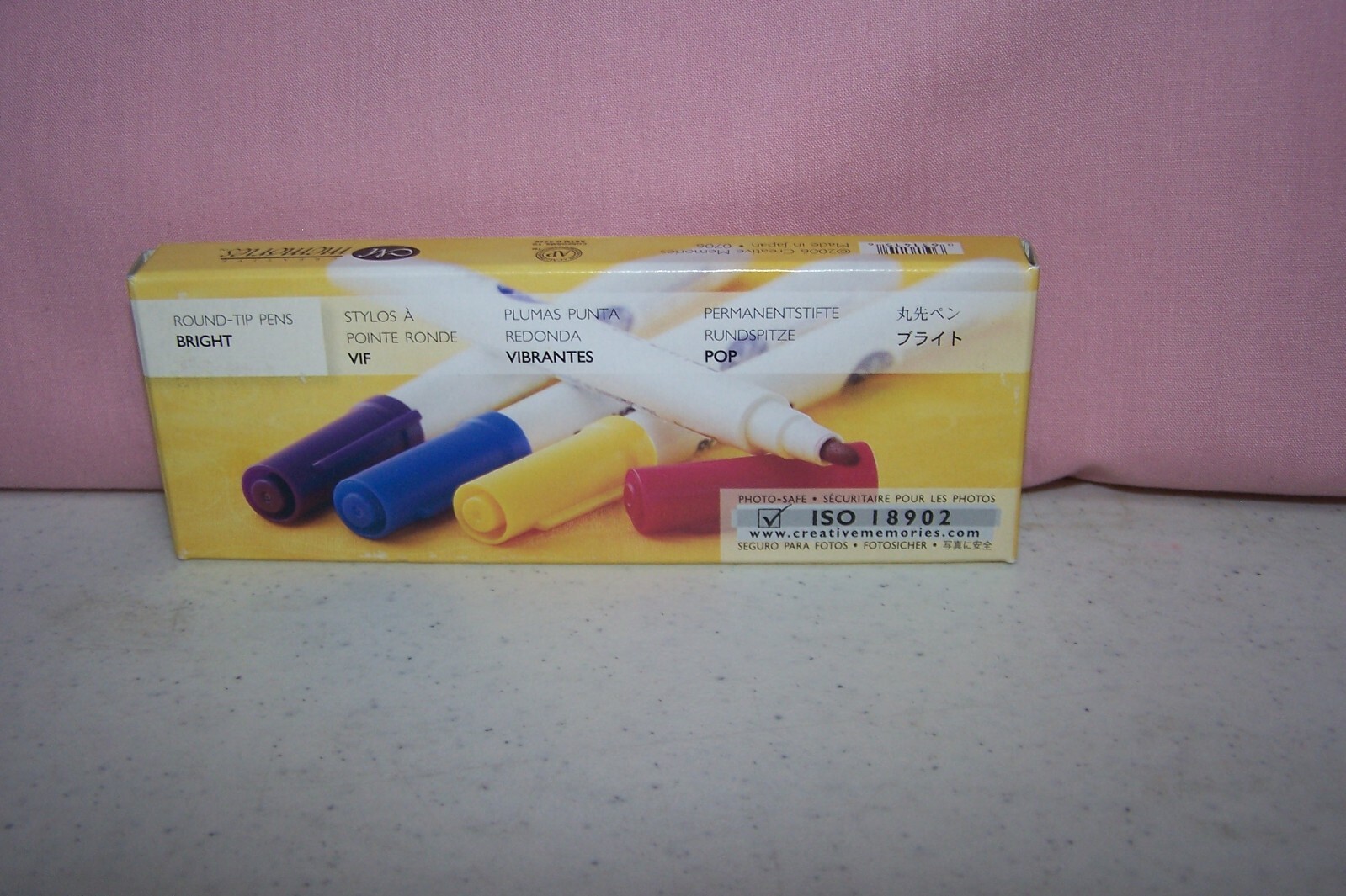2006 Creative Memories Round-Tip Pens BRIGHT Set of 4 Pens NEW in Pack