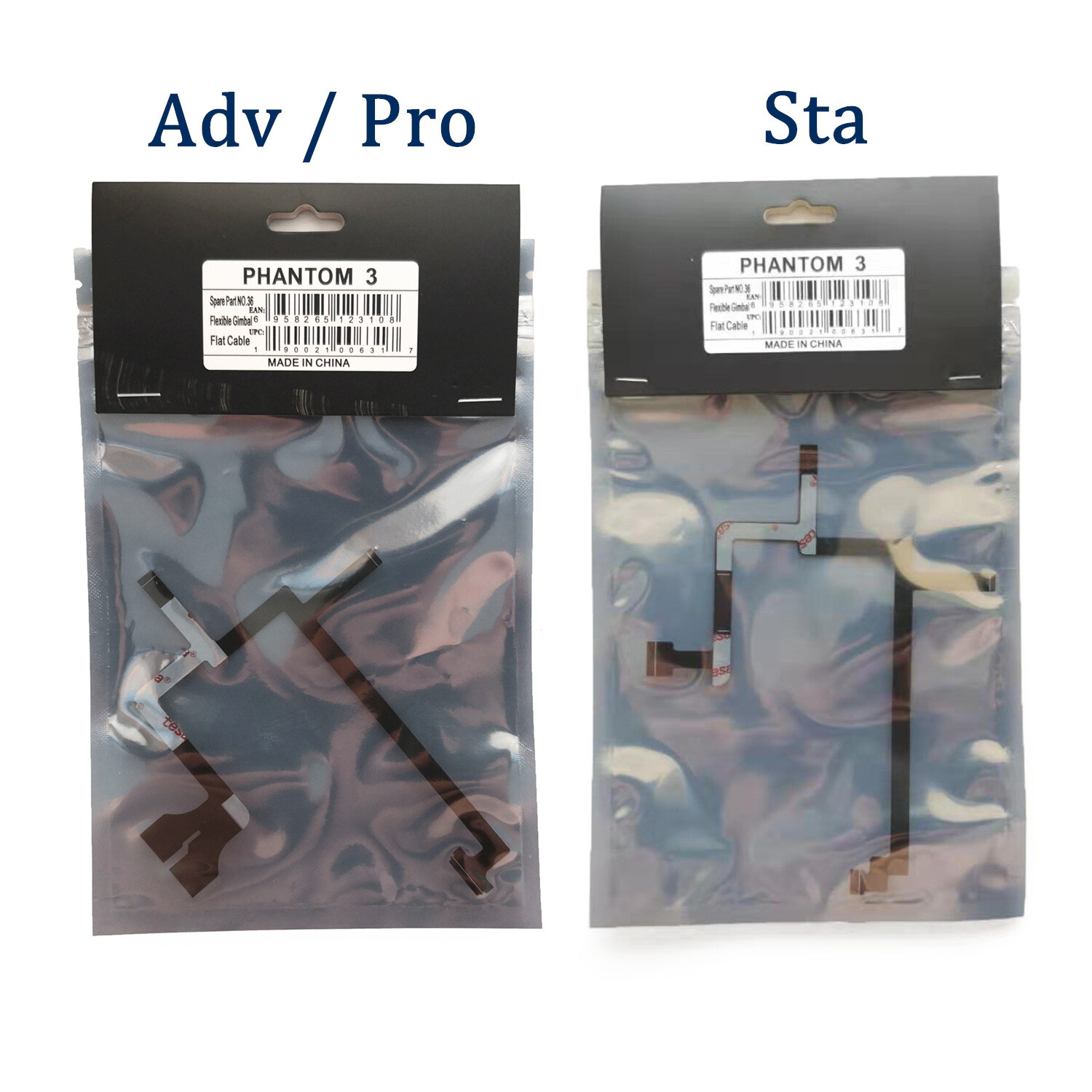 For DJI Phantom 3 Standard / Adv / Pro Flexible Gimbal Flat Ribbon Flex Cable US