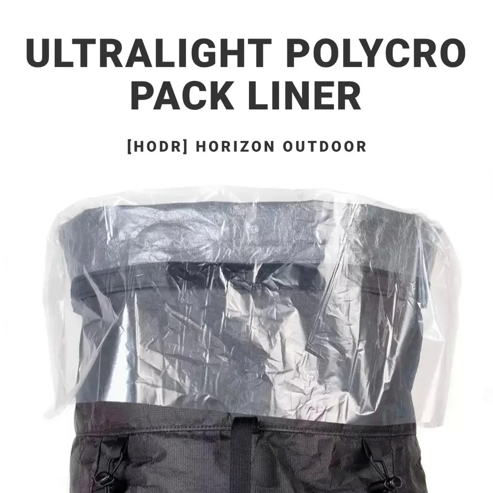 Waterproof Backpacking Pack Liner Ultra Light Hiking Polycro Compactor Gear Bag