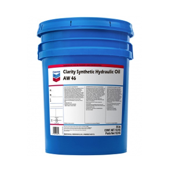 Chevron Clarity AW-46 Hydraulic Oil , 1 - 5 Gallon Pail | 230345448