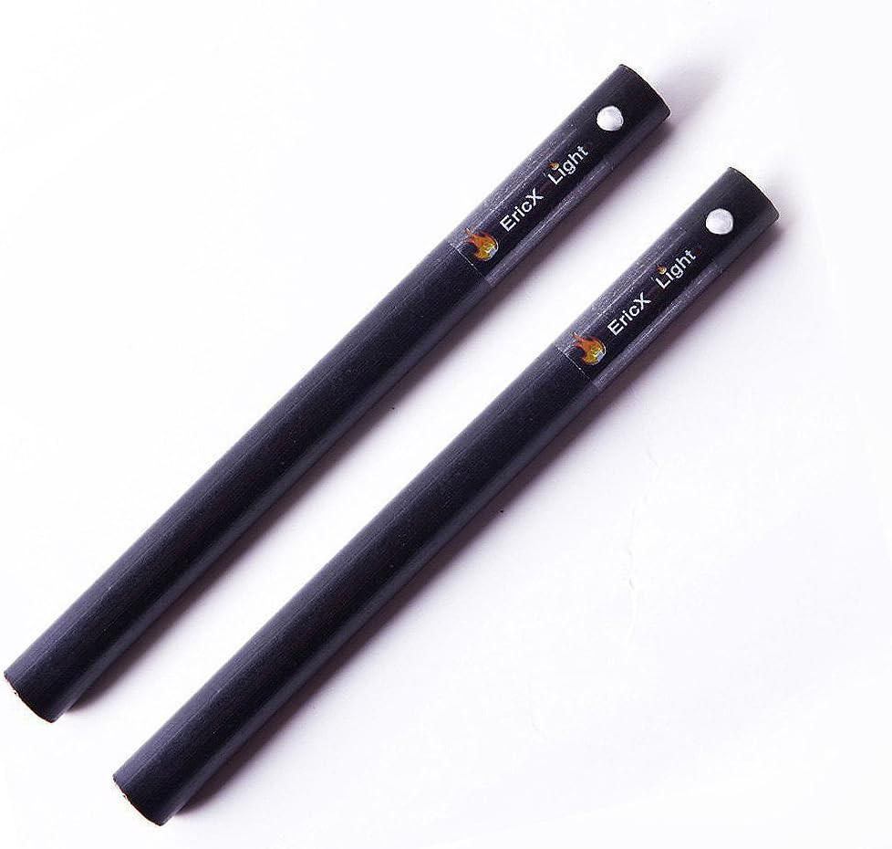 2 PCS 1/2 Inch X 6 Inch Ferrocerium Rod Flint Fire Starter, Super