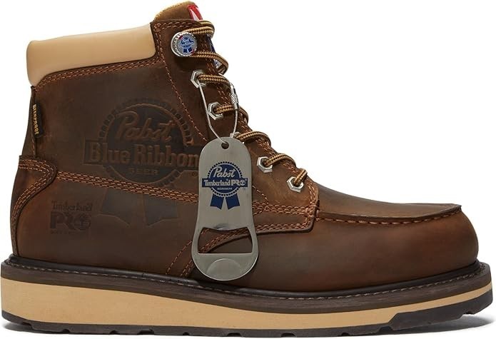 Timberland PRO Men's 6" PBR Pabst Gridworks Soft Toe Waterproof Boot New in Box