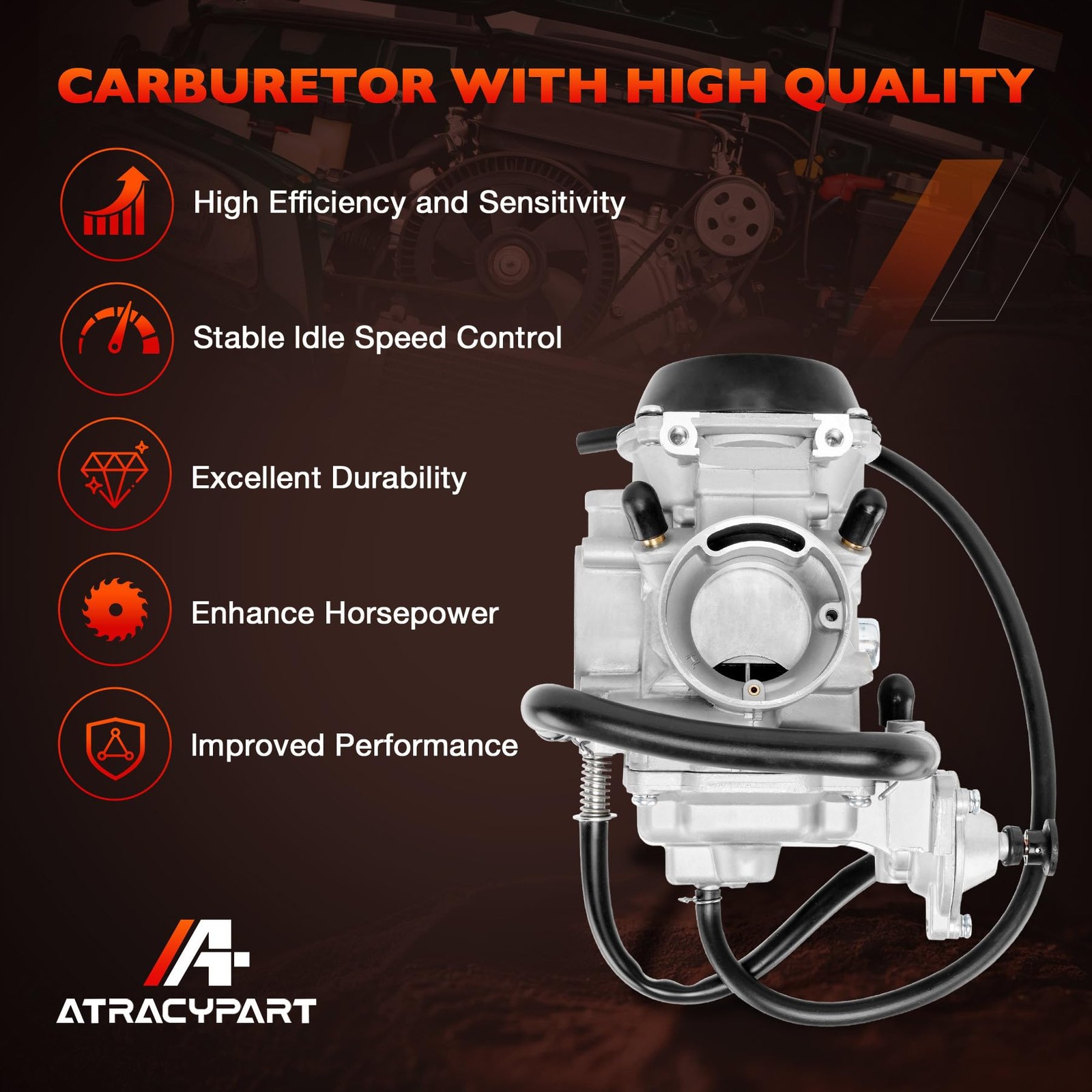 Carburetor Carb Compatible With 1998 1999 2000 2001 Arctic Cat 400