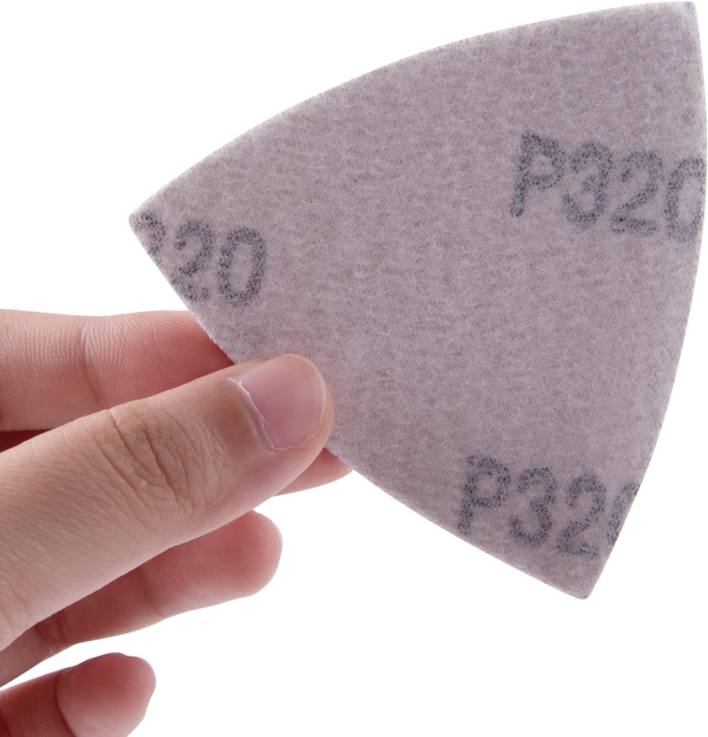 AUSTOR 100 Pieces Triangle Sanding Pads Triangular 3- 1/8 Inch, Assorted