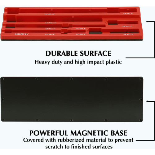 Magnetic Socket Extension Organizer Socket Extension Bar Holder 1/4",3/8",1/2“