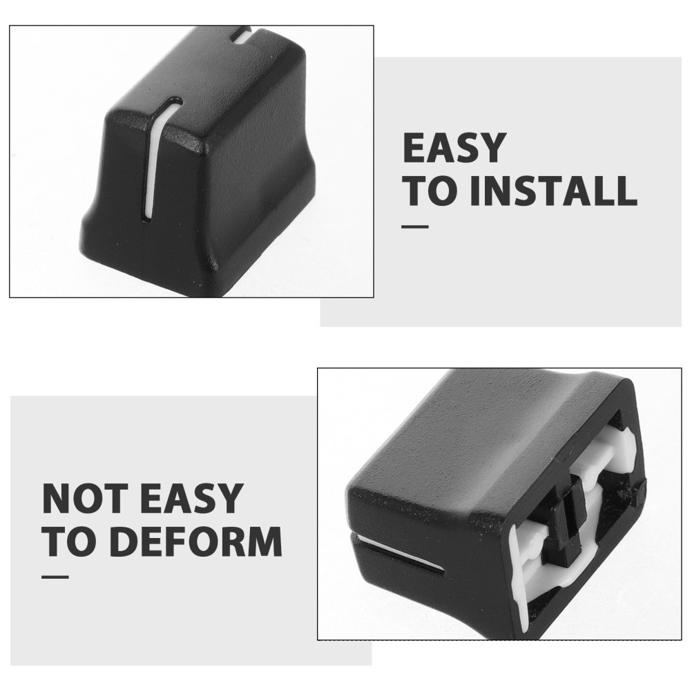 5 Pcs Slider Caps for Mixer Audio Equipment Knobs Attachment Part