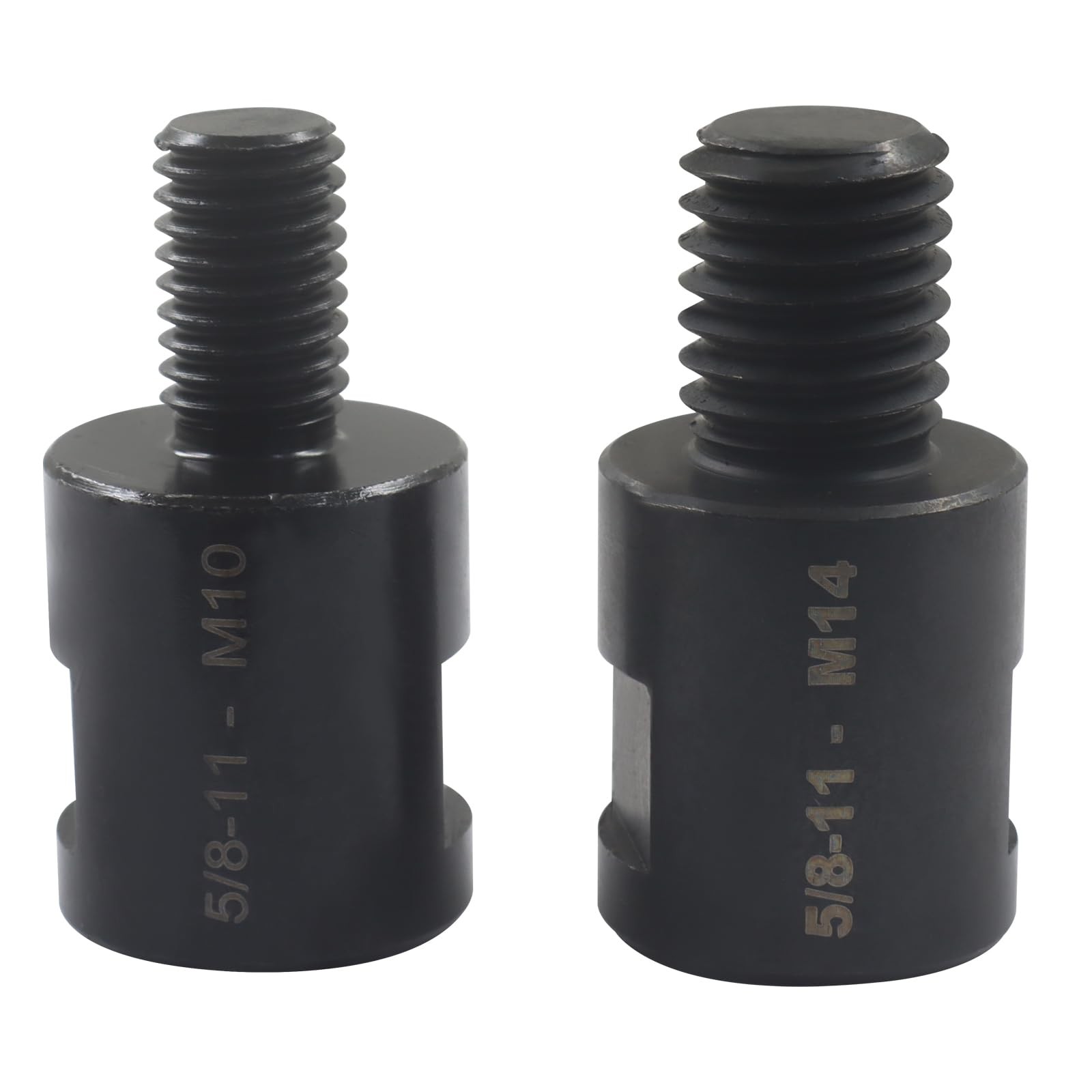 OSVJE 2 Pcs Angle Grinder Converter 5/8"-11 Female to M10/M14 Male, Black