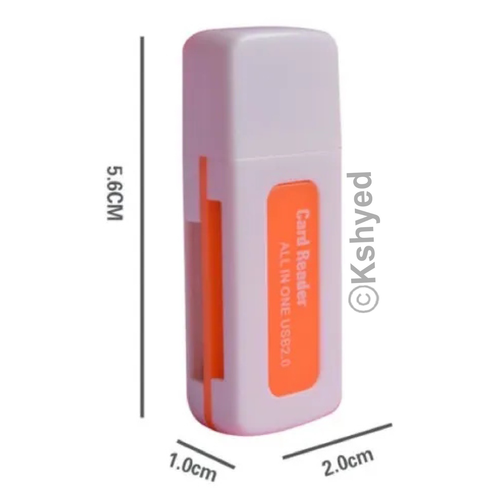 4 in 1 Memory Card Reader USB 2.0 Adapter Micro SD Card T-Flash MS M2 TF (2 Pk)