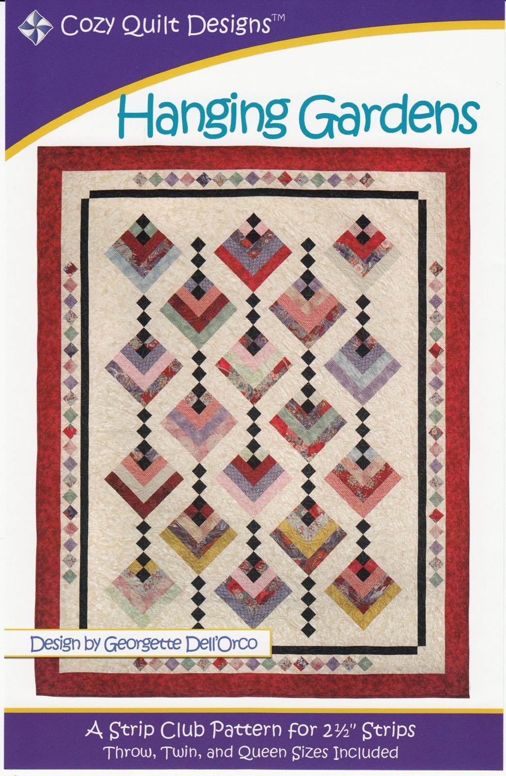 Hanging Gardens Quilt Pattern by Cozy Quilt Designs