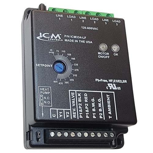 ICM Controls ICM334C-LF 3-Phase Head Pressure Control - ON/OFF Refrigeration Con
