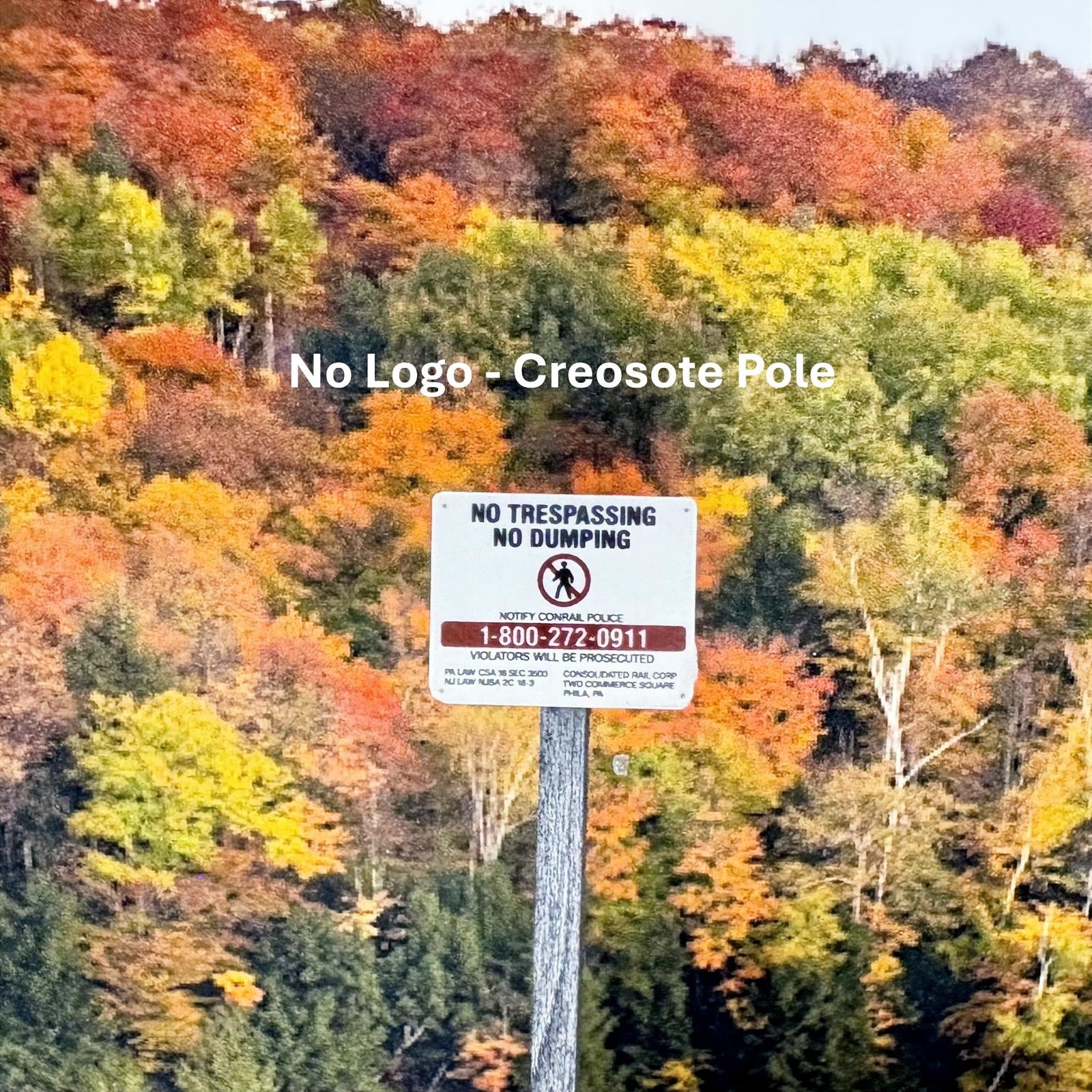 O Scale - Conrail - No Trespassing Signs- 2 Pack