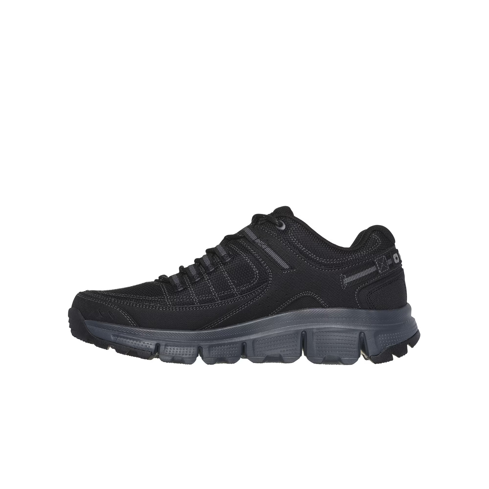 Skechers Men's Memory Foam Summits AT Upper Draft Outdoor Lace-Up Sneaker Black