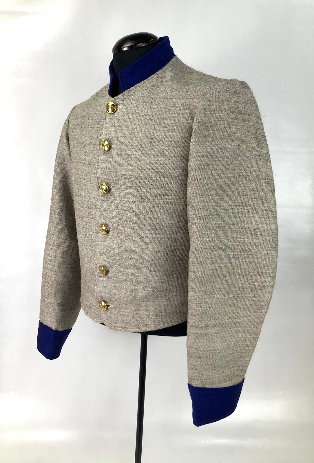 Columbus Depot / Army of Tennessee Jacket of Jean Wool with Blue Trim Size 44