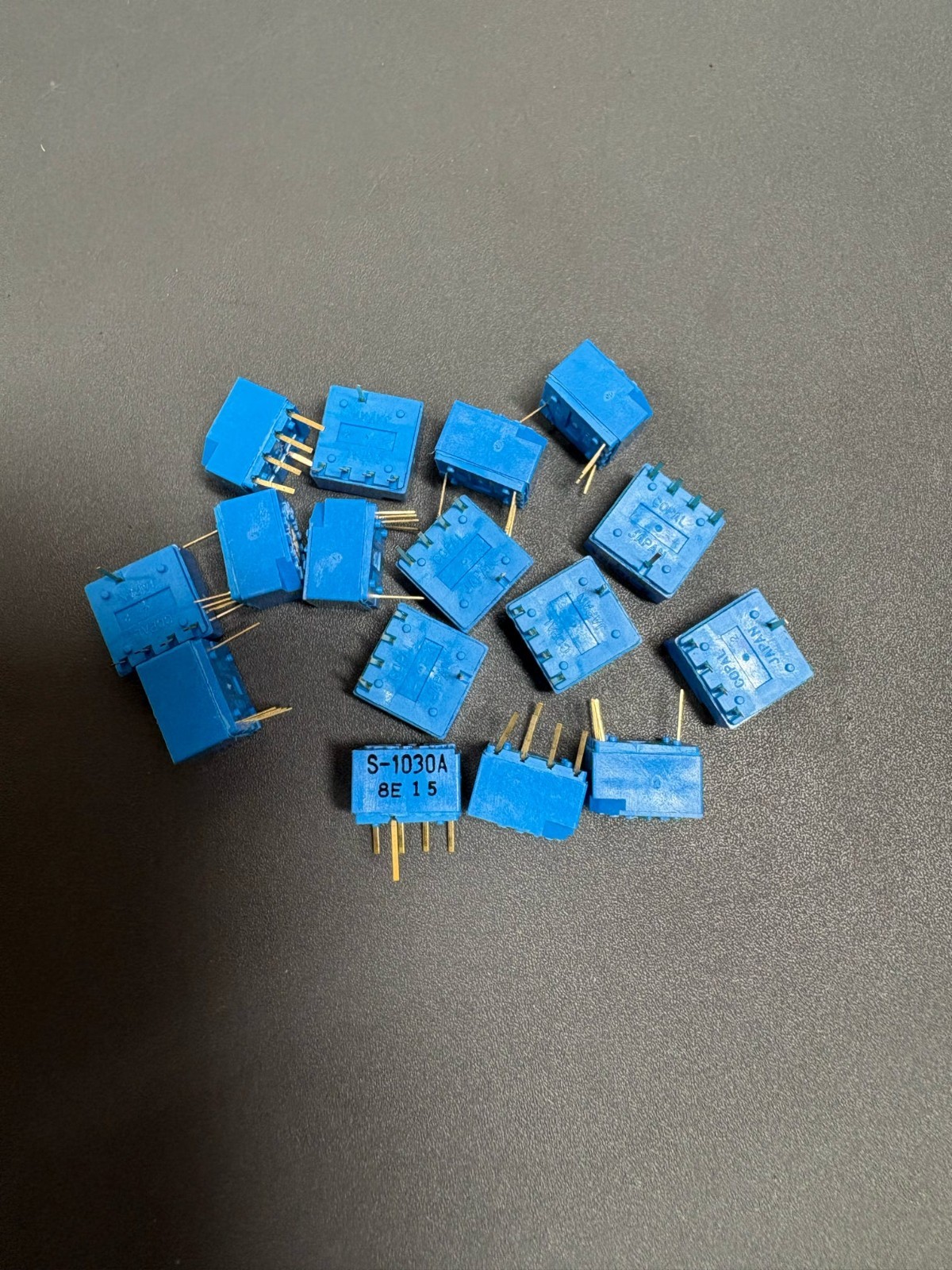 Lot of 15 Copal S-1030A Rotary DIP Switch 0-9 Through Hole Code Selector