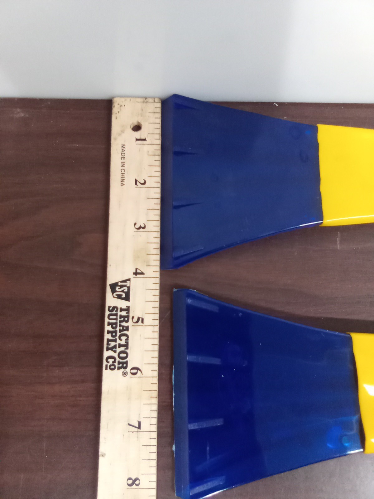 Yellow Windshield Scrapers Set Of 2 Free Shipping