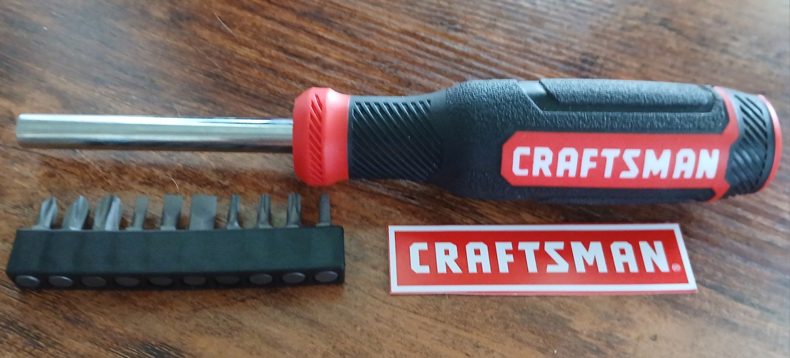 Craftsman 1/4" CRAFTSMAN Magnetic Bit Screwdriver 11 W/ Bits CMHT65079 new