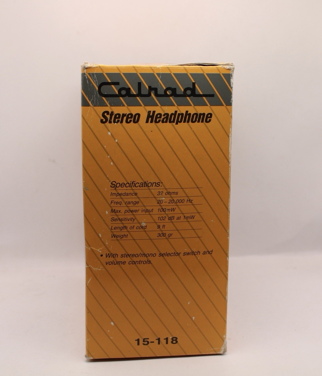 calrad stereo headset 15 118 Tested Working In Great Condition