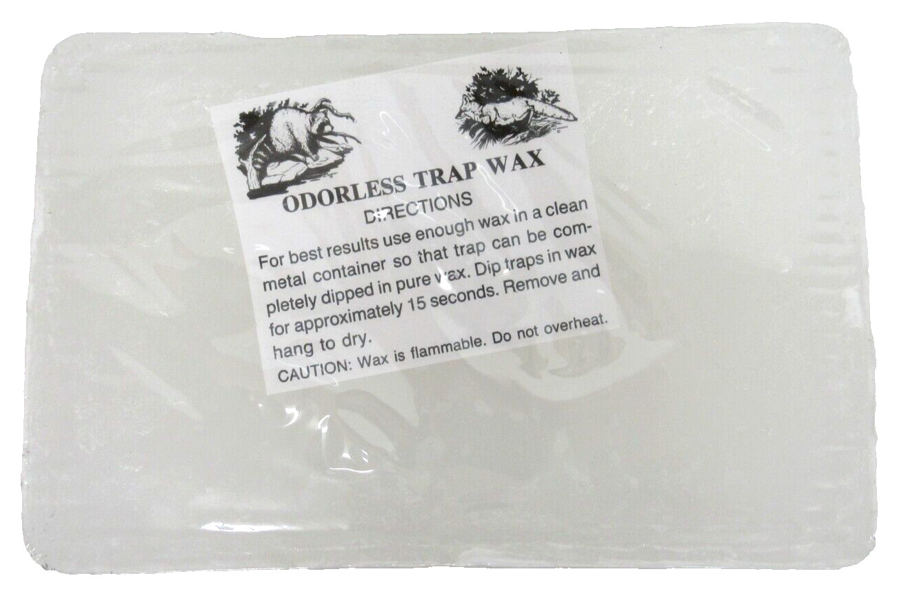 5 Pound Block Odorless Trap Wax Trapping Supplies