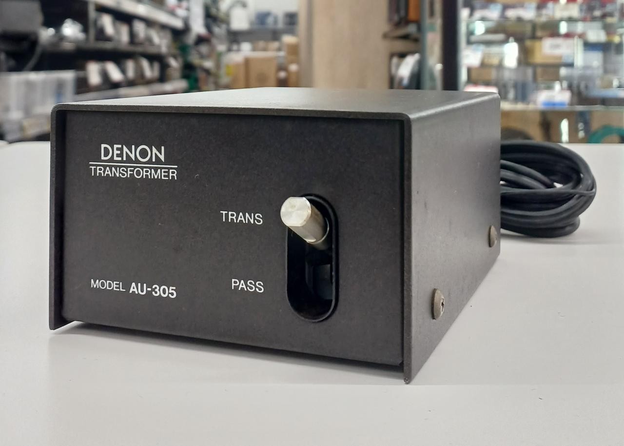 Denon AU-305 MC Step-Up Transformer Moving Coil Phono SUT Vintage Japan Tested