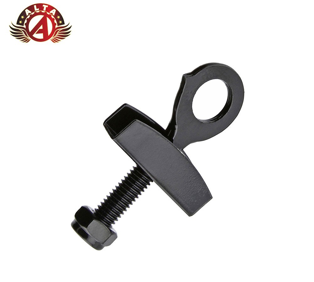 ALTA BMX Chain Tensioner Adjuster Black M6x40mm Fits 3/8 Axle Single Speed Fixie