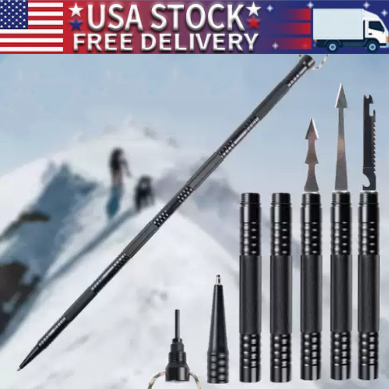 Multi-Functional Hiking Stick Tactical Hiking Pole - Tool Equipment Hiking Pole