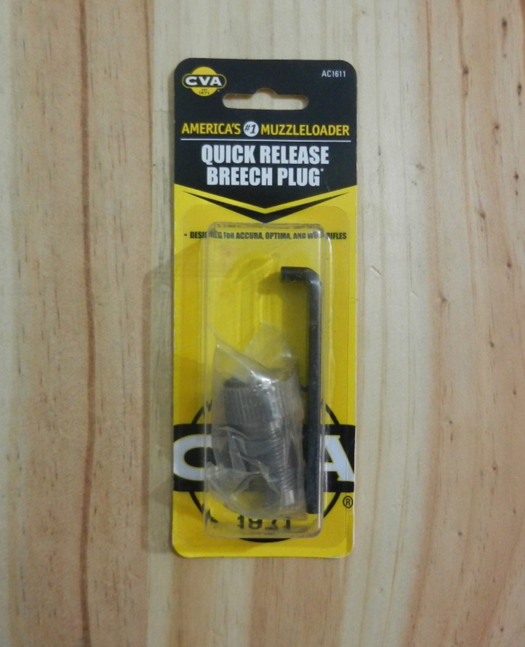 CVA QR Breech Plug, QRBP; Designed For Accura, Optima, & Wolf; AC1611