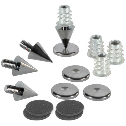 Dayton Audio DSS2-BC Black Chrome Spike Set 4 Pcs.
