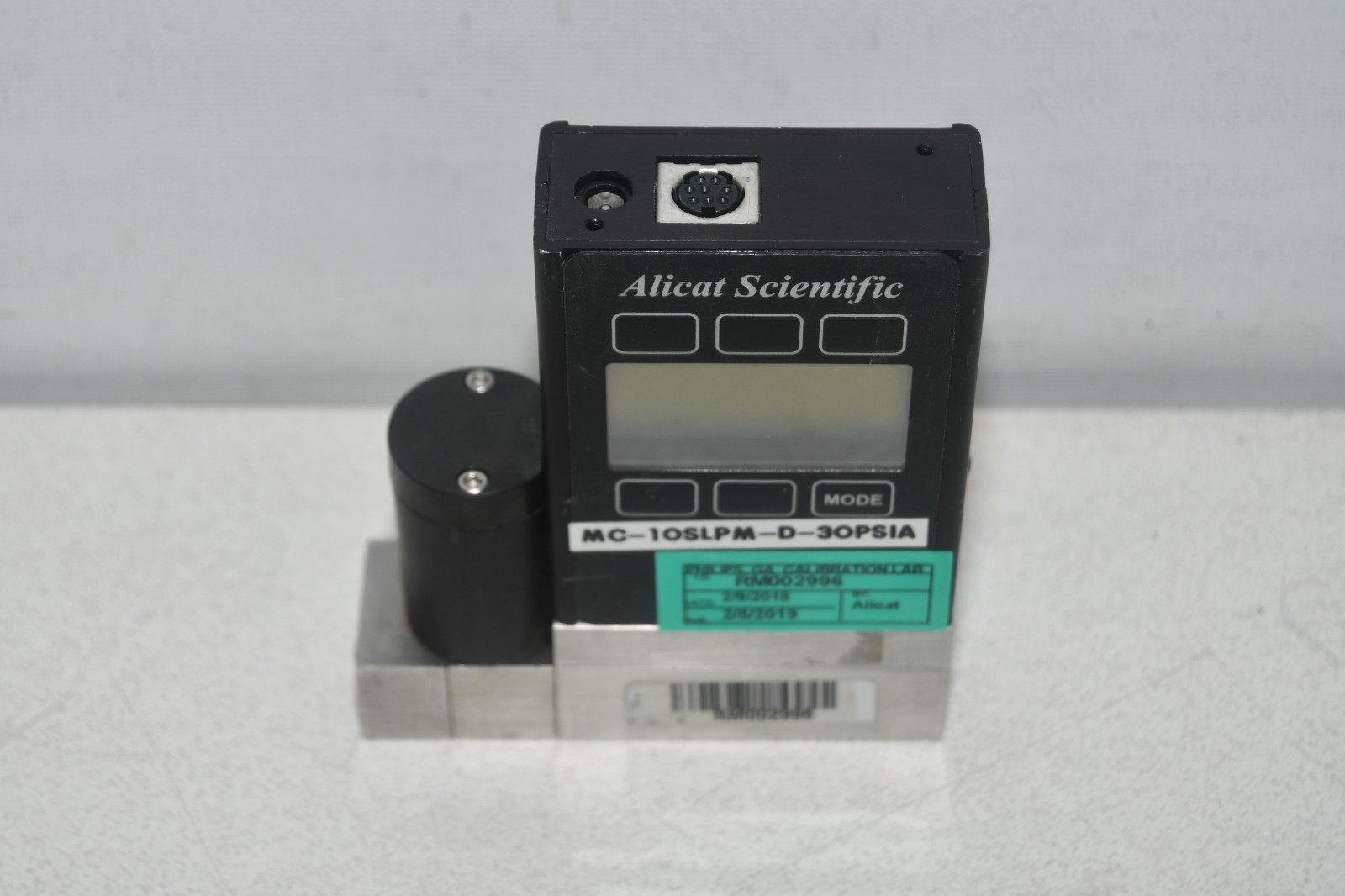 ^ Alicat MC-10SLPM-D-30PSIA-PCV90/10M 102P RIN Gas: Air Flow Controller #X8385