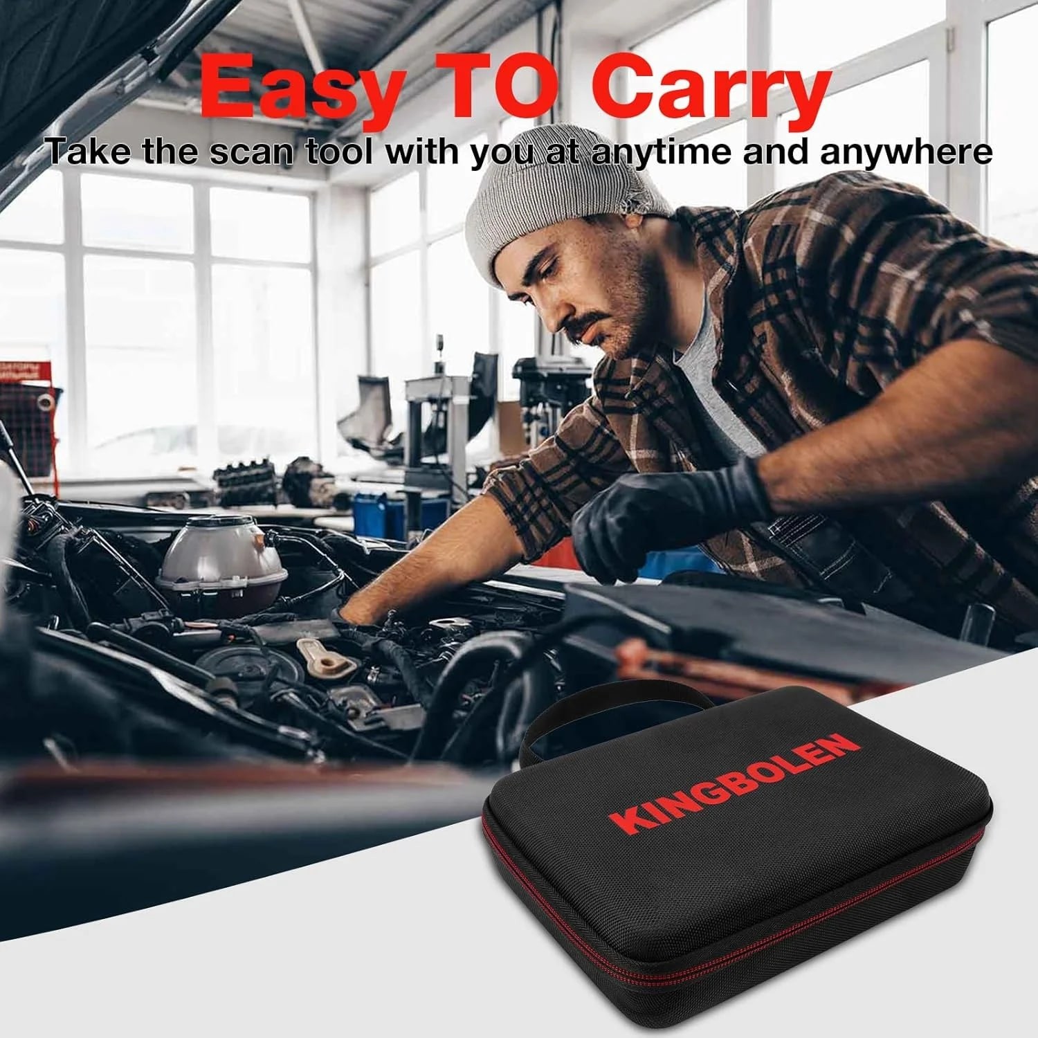 Protective EVA Carry Case For OBD2 Scanner Diagnostic Tool Storage