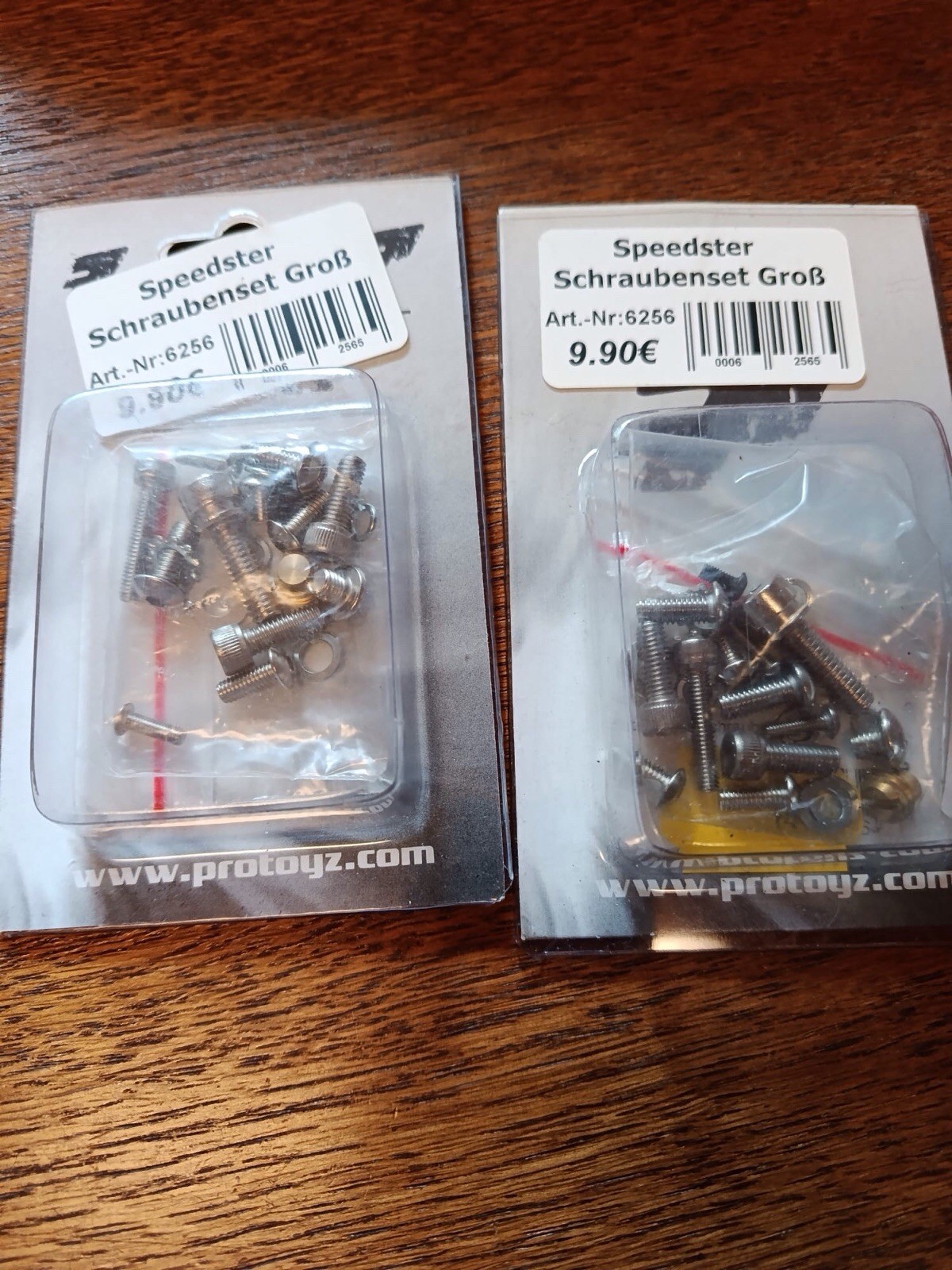 Paintball Speedster Screw Set Large Incomplete