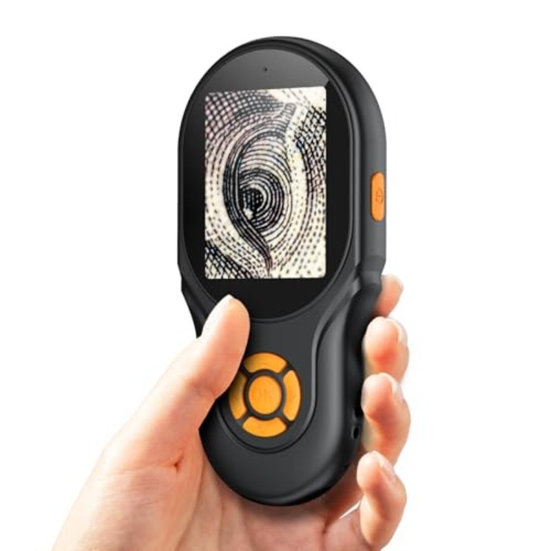 2-in-1 Microscope & Camera for Adults Kids with Dual Lens Photo & Video AUKCLAX