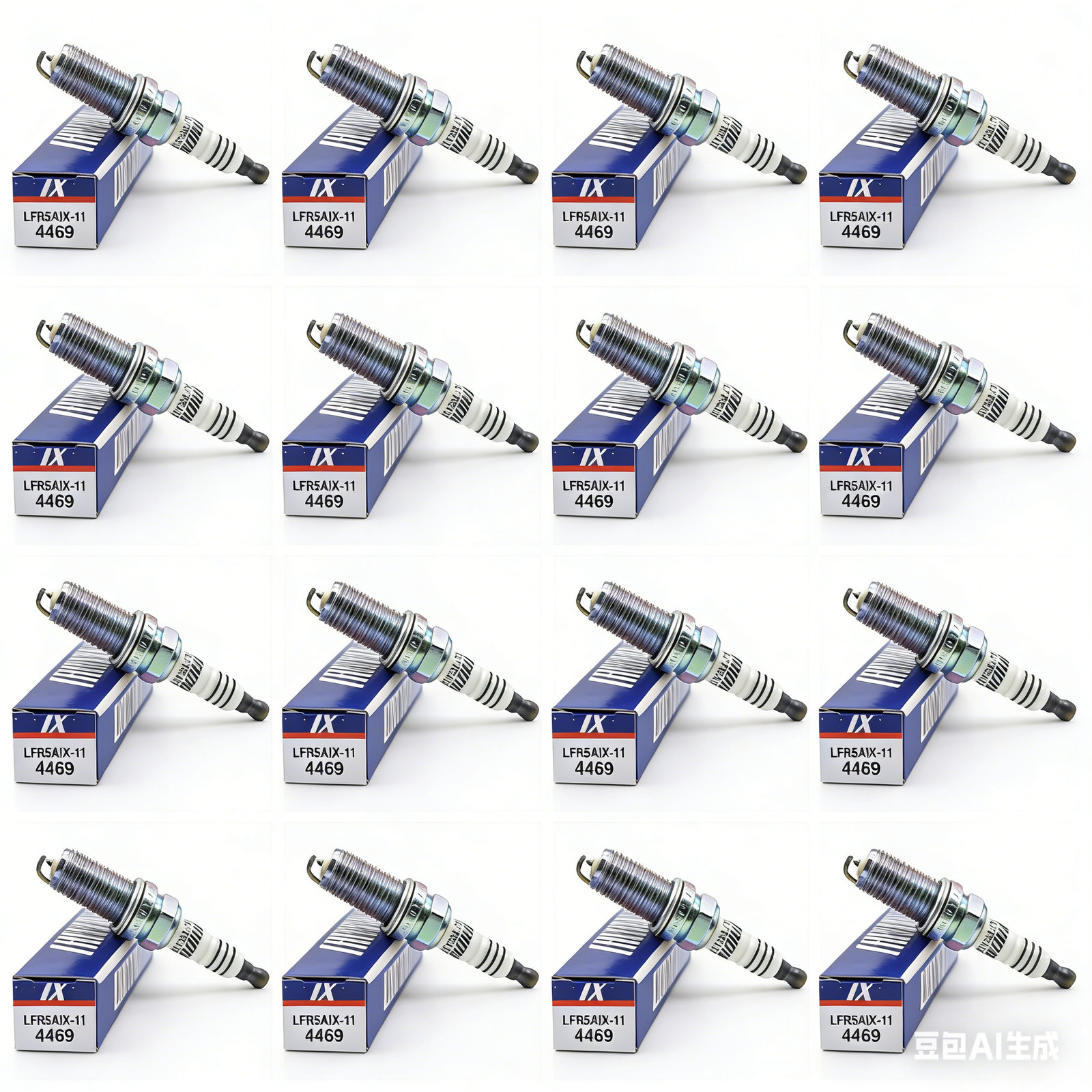 16PCS Iridium Spark Plugs for Chrysler Dodge INFINITI Jeep Suzuki 4469 LFR5AIX11