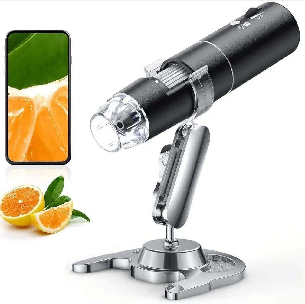 Wireless Digital Microscope 50X-1000X Magnification WiFi Portable Handheld