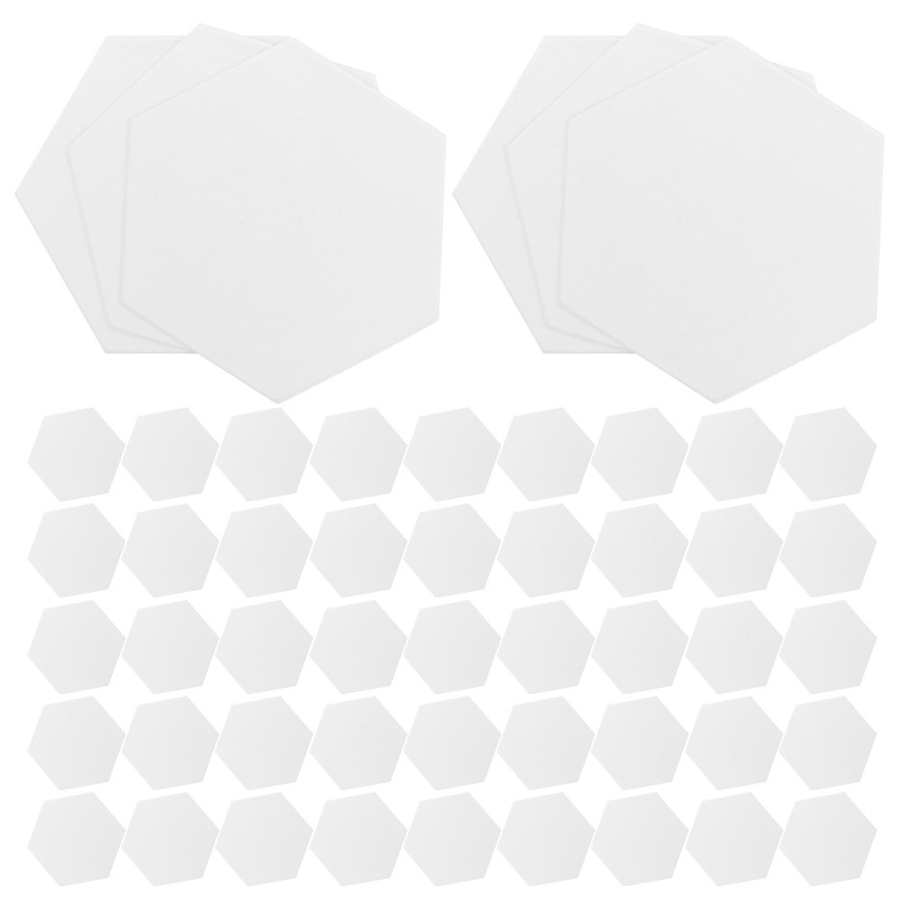 500 Pcs Diy Patchwork Paper Hexagon Quilting Crafts Geometric Template