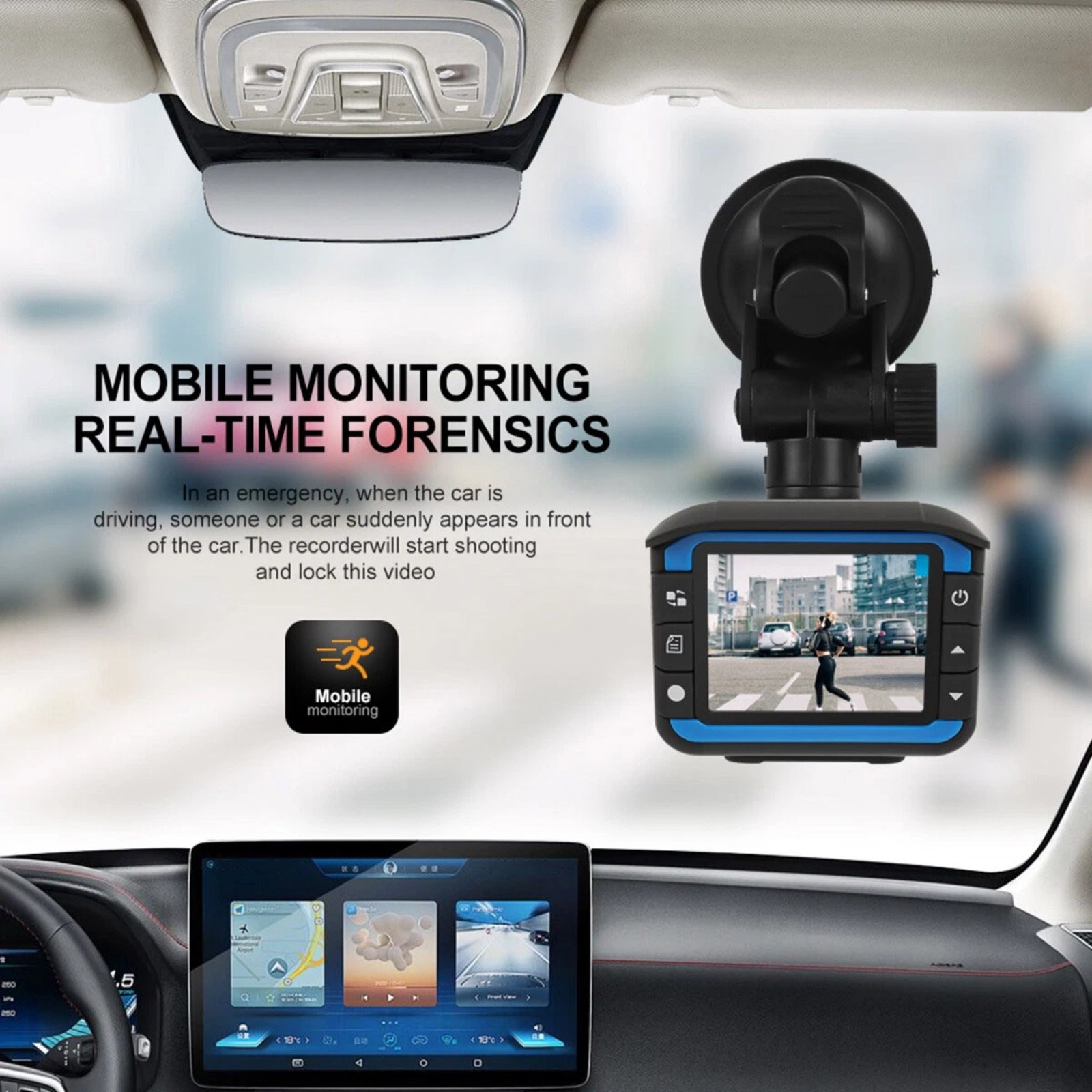 Car Radar Detector DVR Dash Camera G-sensor Night Vision 720P Video Recorder