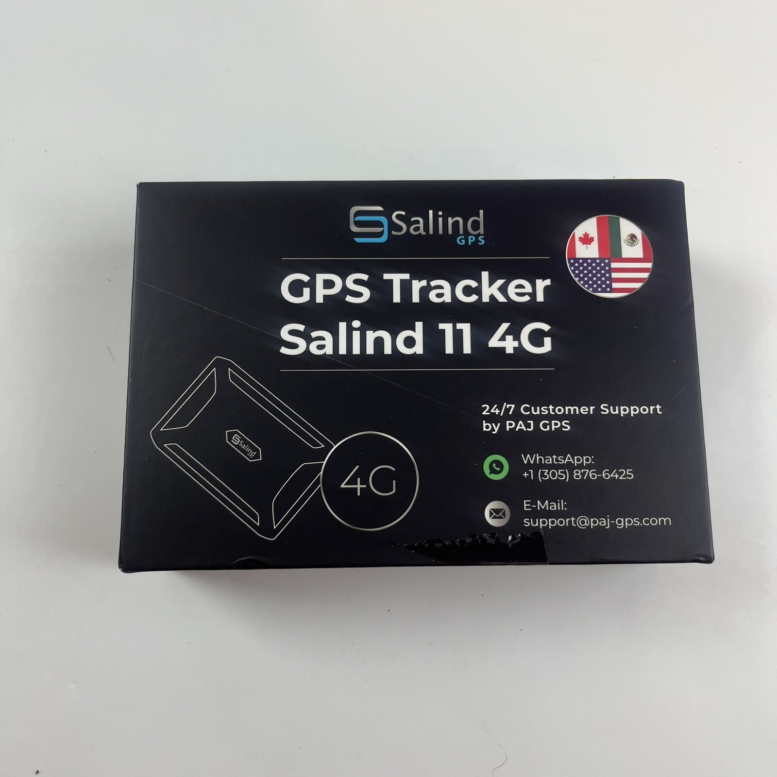 Salind GPS Tracker -11 4G Real-Time Location Tracking Device For Vehicles