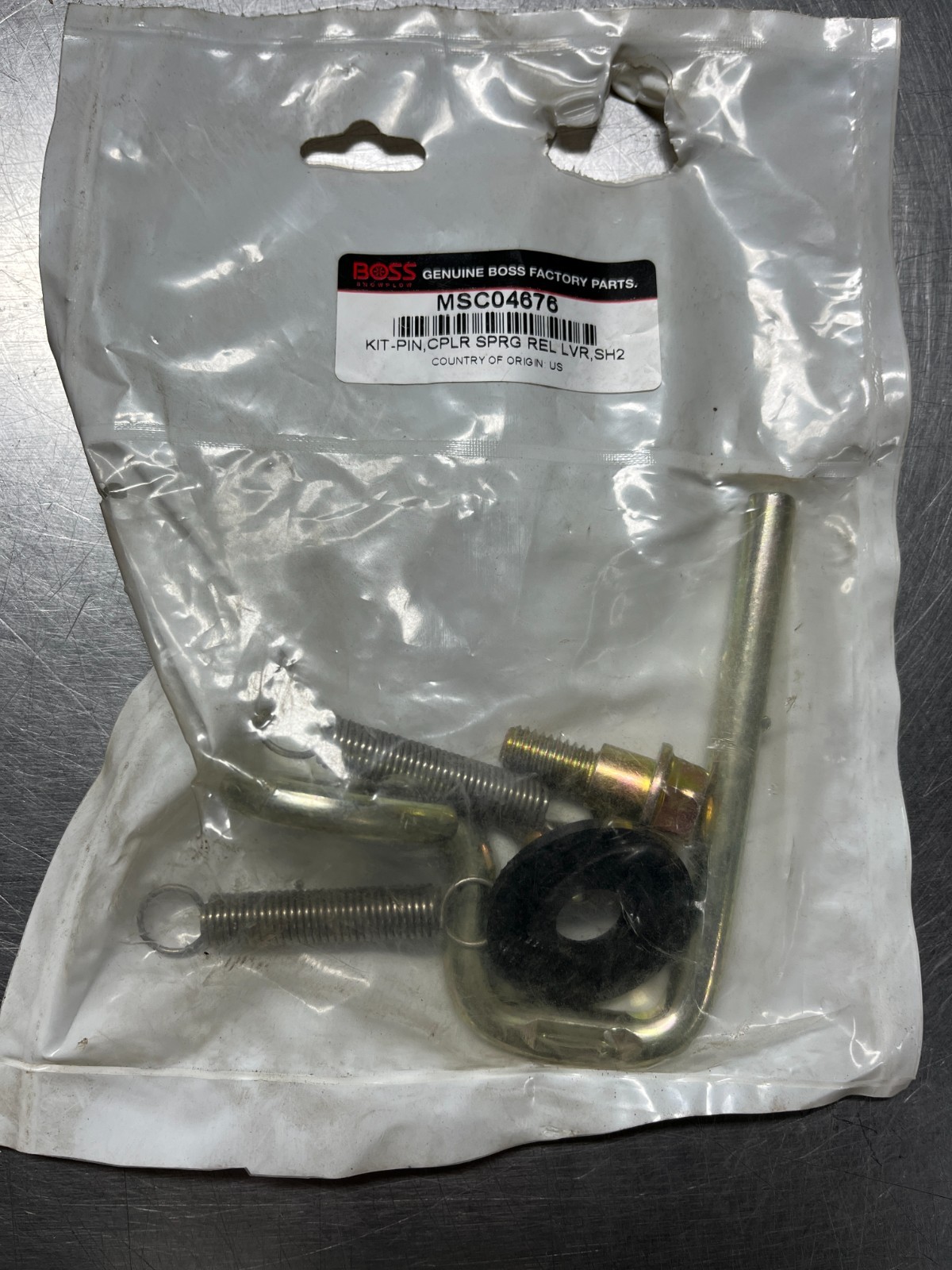MSC04676  GENUINE   Boss Snowplow  PIN KIT