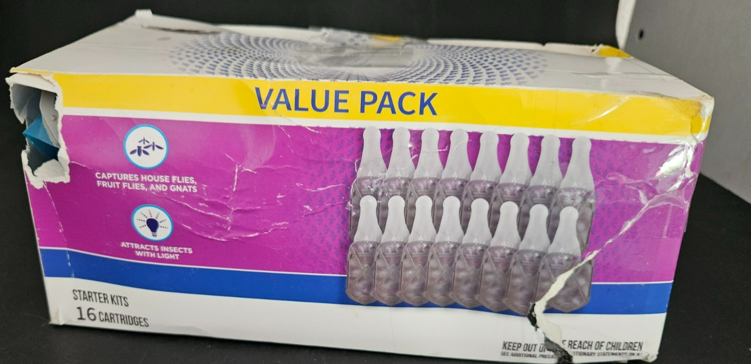 16 Pack Refill Cartridge Kit Compatible with ZEVO Plug-in Light M364 16Pack