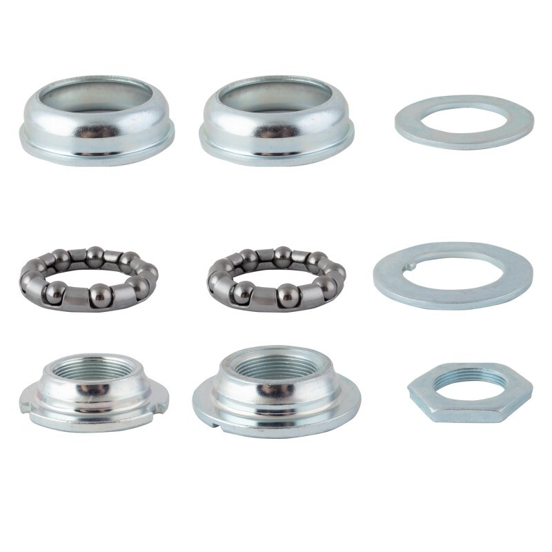 Sunlite LOOSE BALL Bottom Bracket Set for 1 PIECE Cranks 24Tpi SILVER