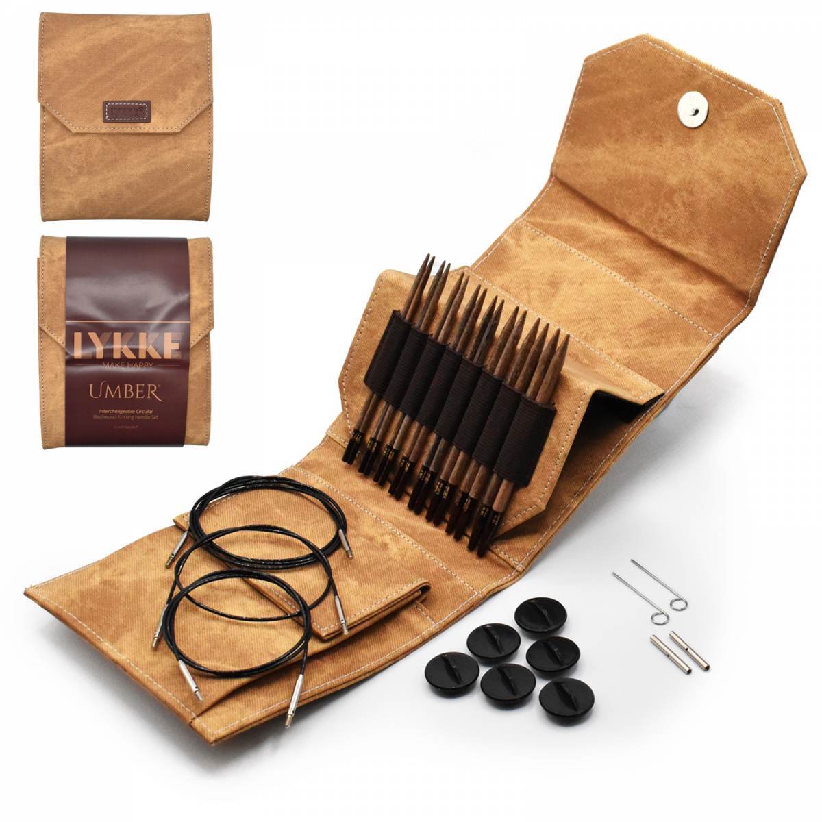 Lykke Starter Sets; 5" Tip Interchangeable Knitting Needles