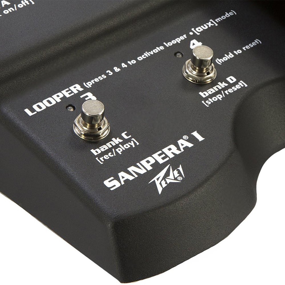 Peavey Sanpera I Multi-Function Foot Controller – Expression Pedal + 4 Switches