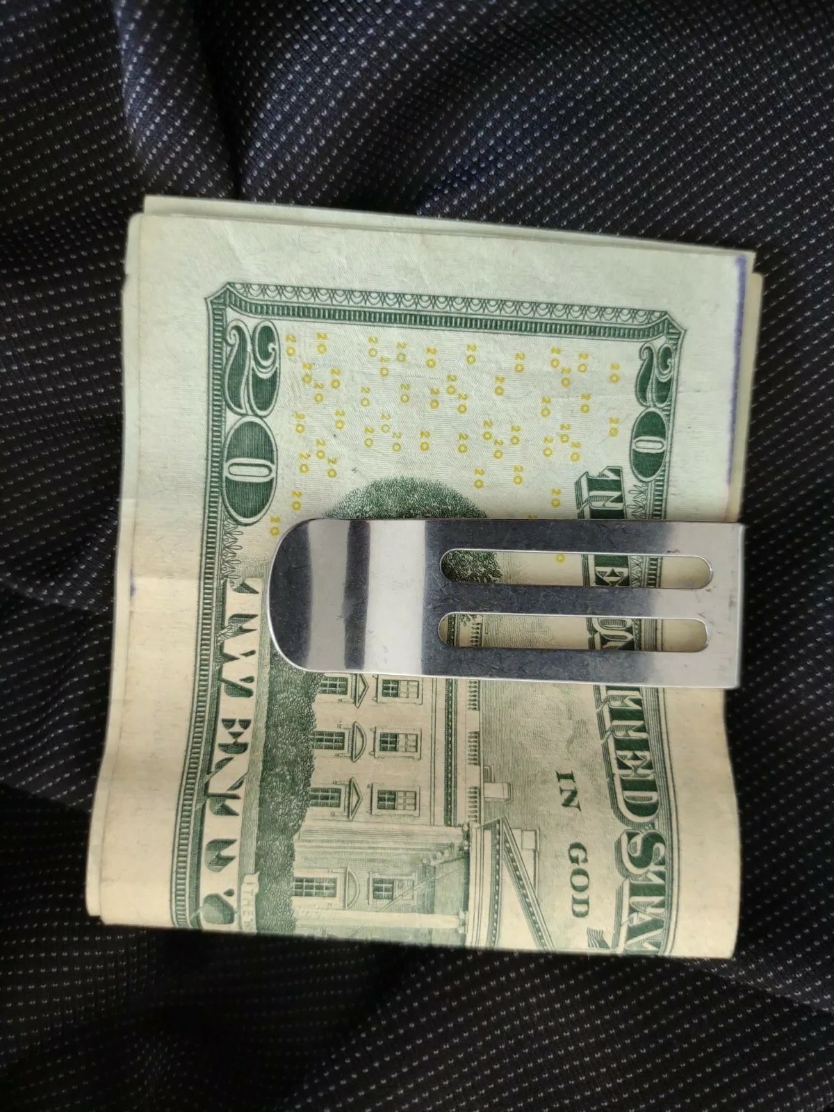 Black Money Clip Folding Locking Pocket Knife - Free Same Day Shipping!