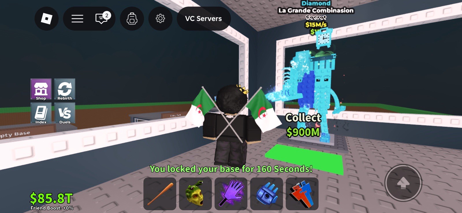 Roblox Diamond La Grande Combinasion Secret Virtual Collectible Game Item Asset