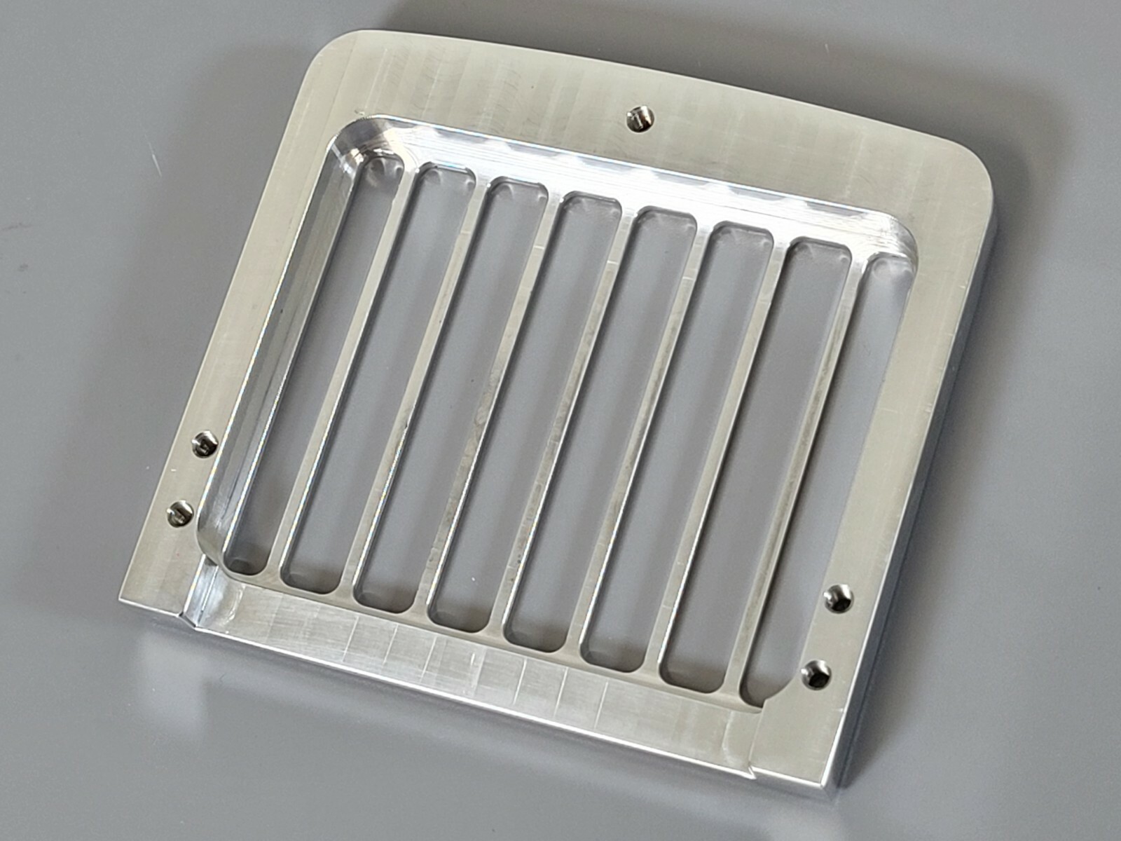 Aluminum Front Air Grill Cover Guard Mount Plate 1/14 Tamiya King Grand Hauler