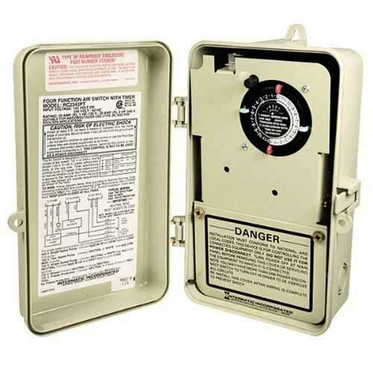 Pool Timer Door for PLASTIC Intermatic Box