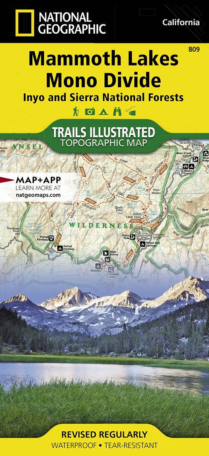 Mammoth Lakes, Mono Divide Map [Inyo and MAMMOTH LAKES / MONO DIVIDE, CA