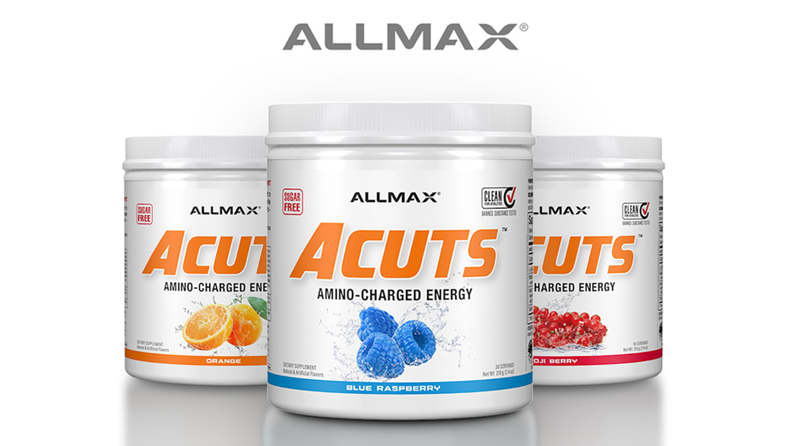 ALLMAX NUTRITION ACUTS Amino-Charged Energy Drink Fat-Burning 210g 30 Servings
