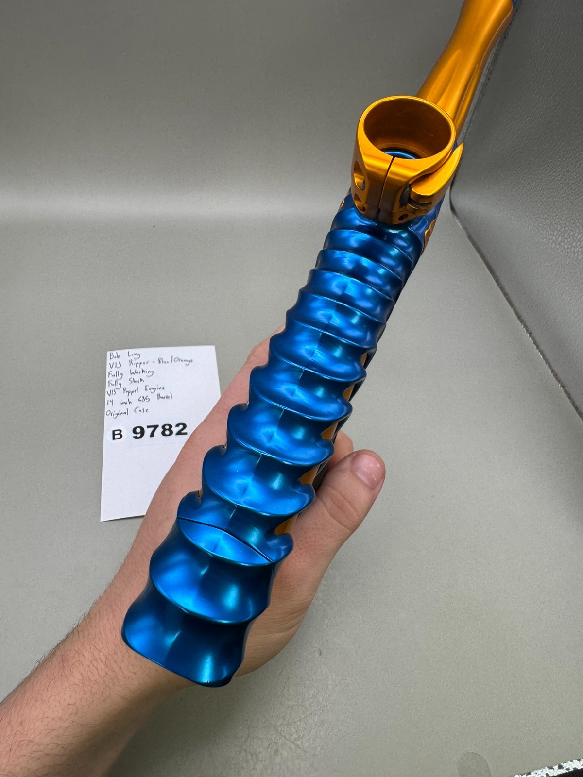 Bob Long VIS Ripper - Blue/Orange - Paintball Marker Fully Working